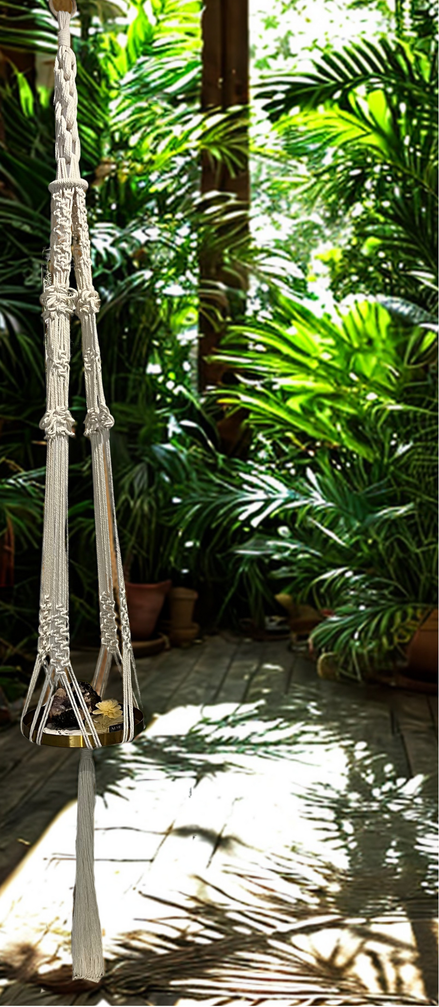The Hanging Shelf - Macrame