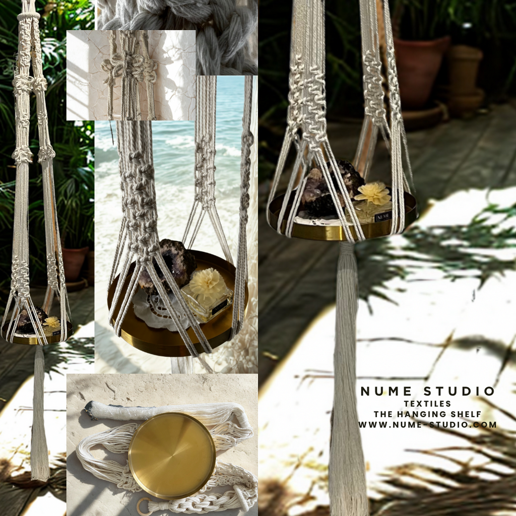 The Hanging Shelf - Macrame